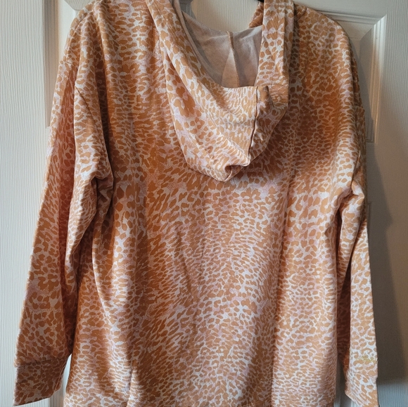 Laila Ali Animal print Lace-up Hoodie - Picture 3 of 3